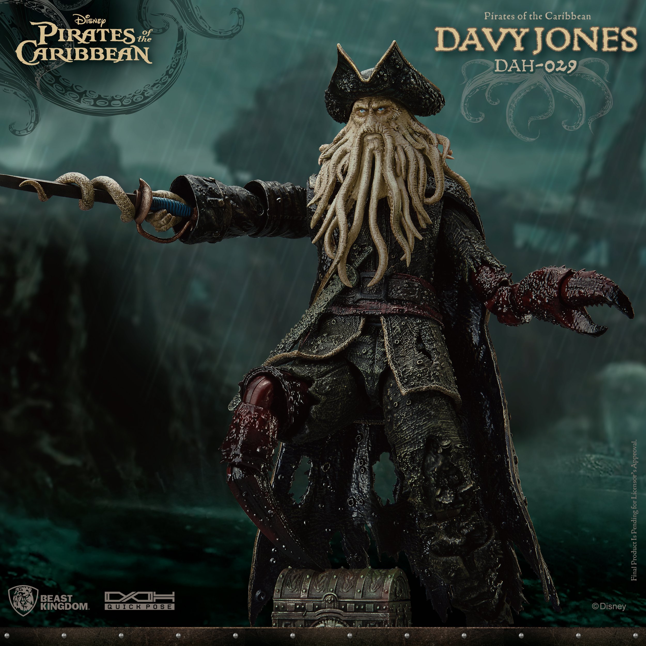[Pre-Order] Dynamic 8ction Heroes: Disney Pirates of the Caribbean - Davy Jones